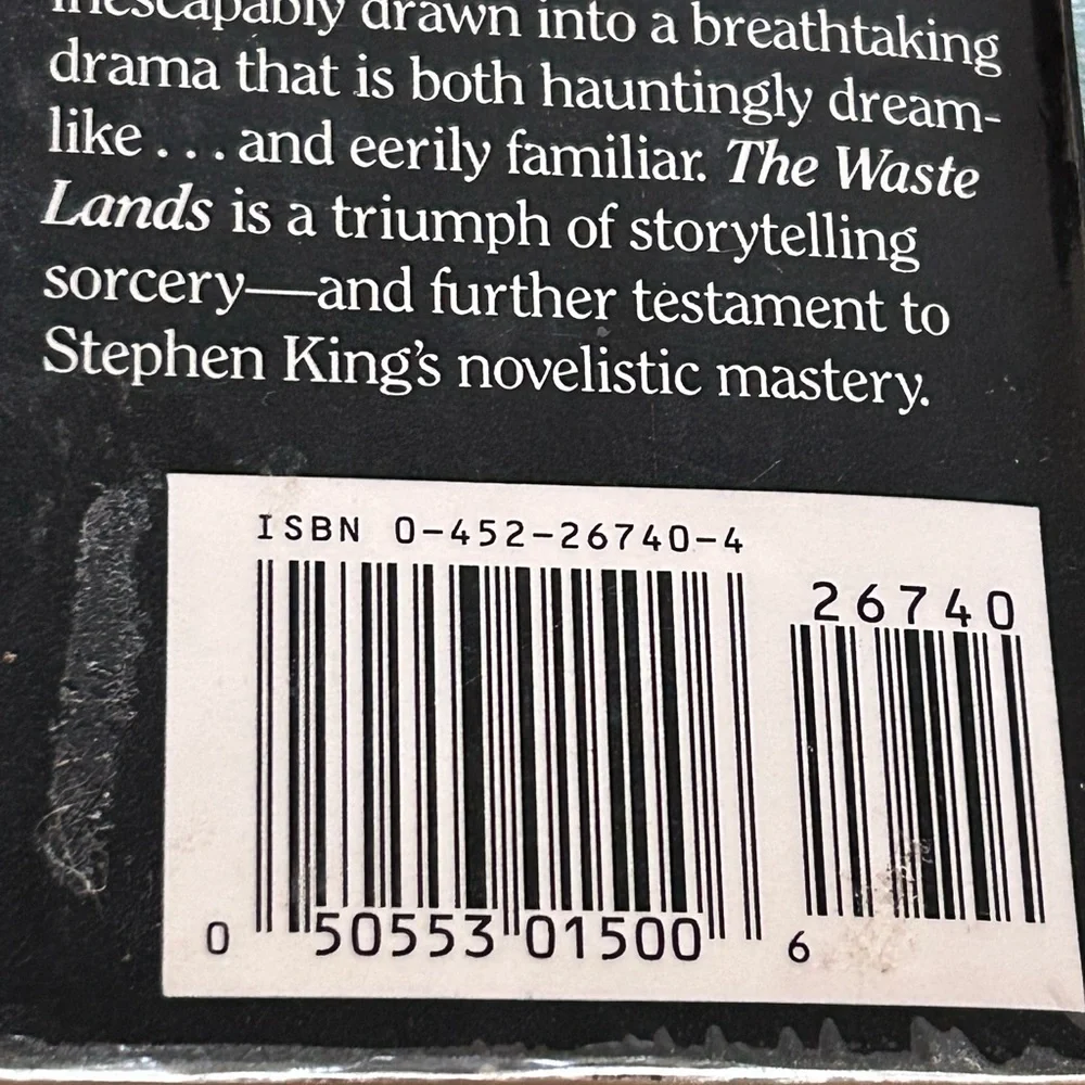 Stephen King The Waste Lands The Dark Tower Book III